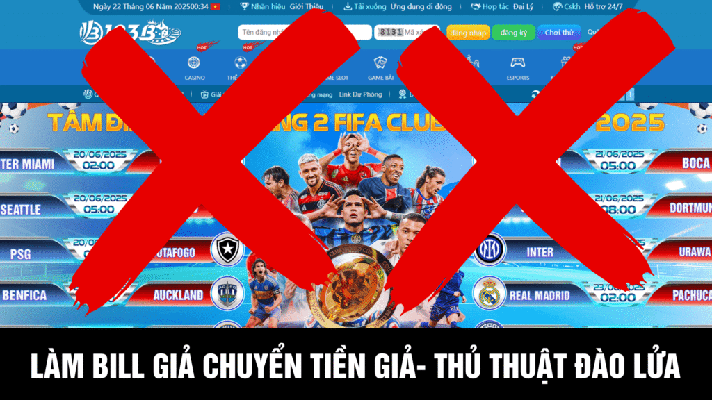 Nhà cái 123B lừa đảo